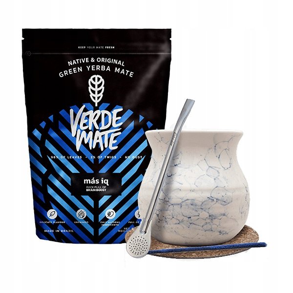 Zestaw Yerba Verde Mate Mas IQ 500g 0,5kg