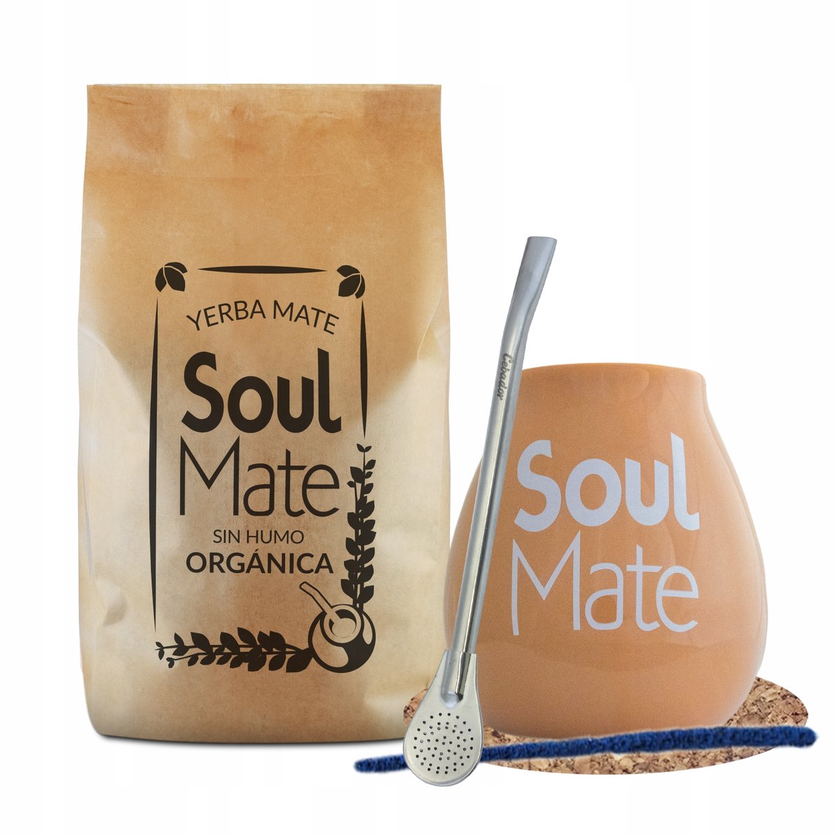 Zestaw Startowy do Yerba Mate Soul Mate Tykwa 500g