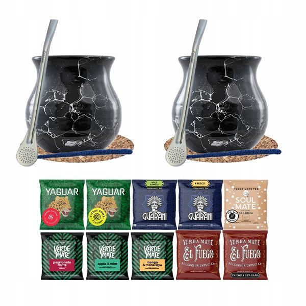 Zestaw Yerba Verde Mate Green Tykwy smakowe 10x50g