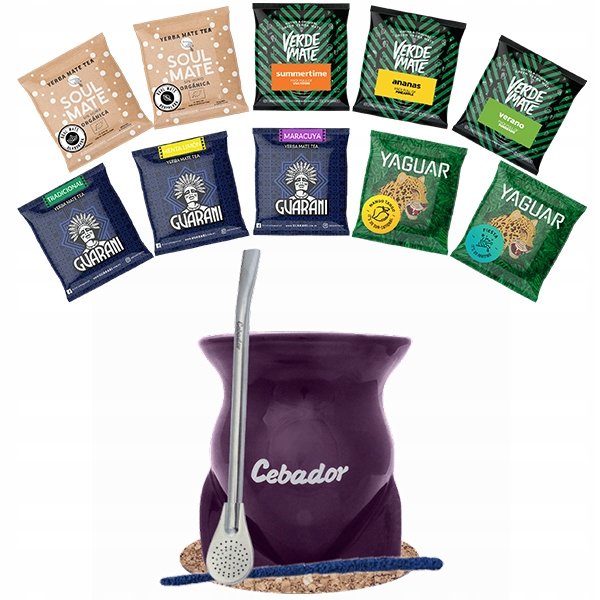 Zestaw na start Yerba Mate dużo rodzajów 10x50g