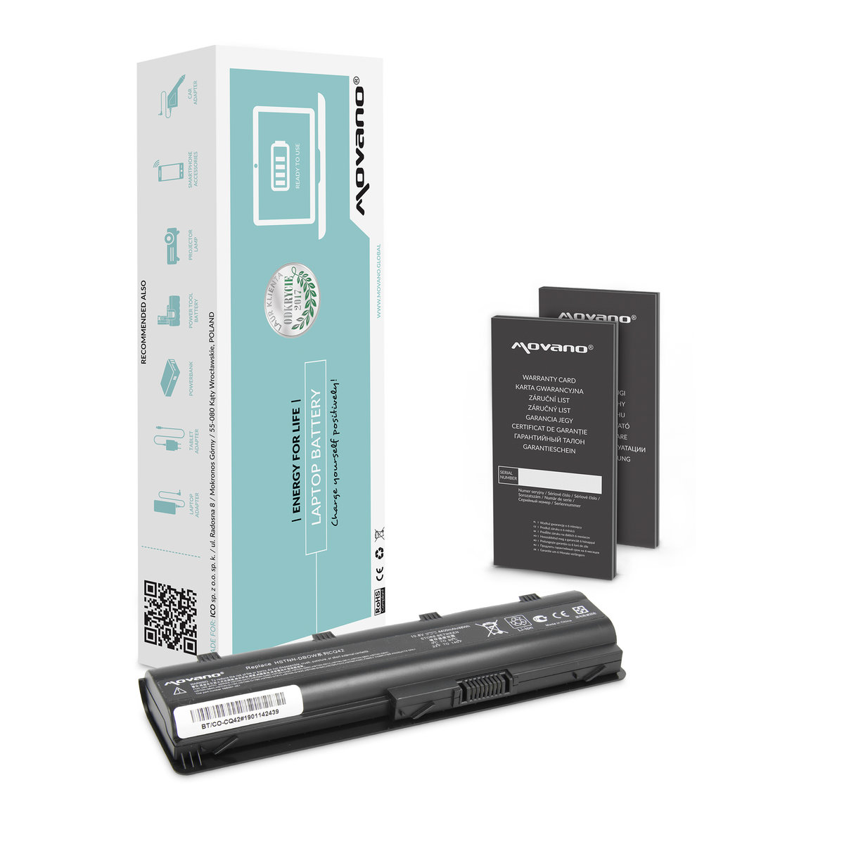 HP Bateria do Pavilion DV7-6020SW DV7-6021EG