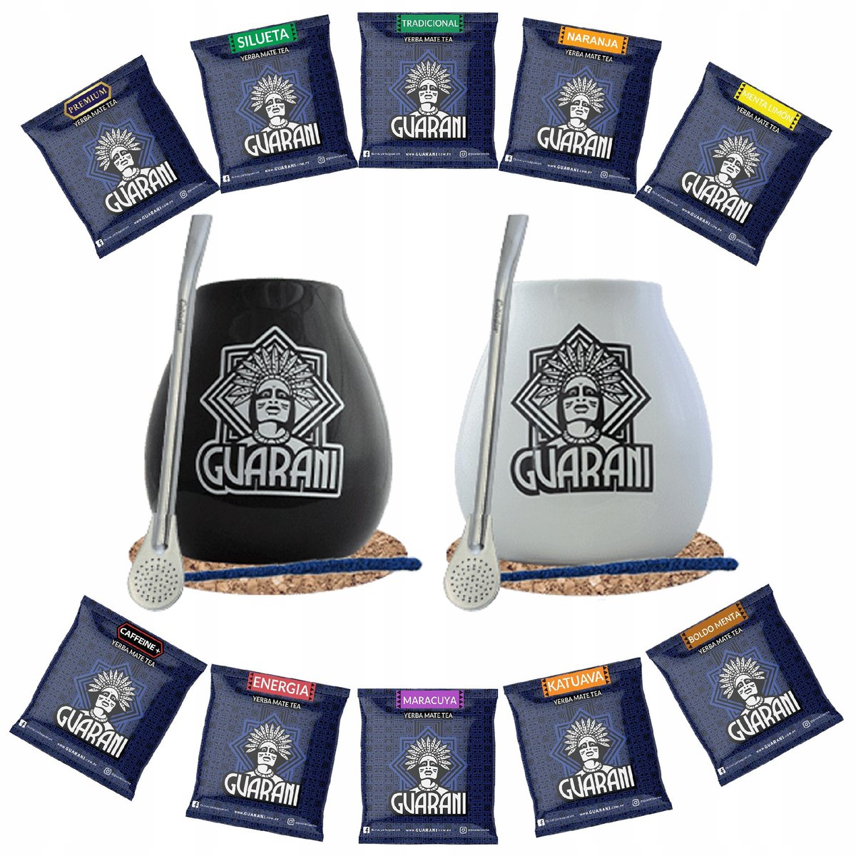 Zestaw dla pary Yerba Mate Tykwa 10x50g 500g 0,5kg
