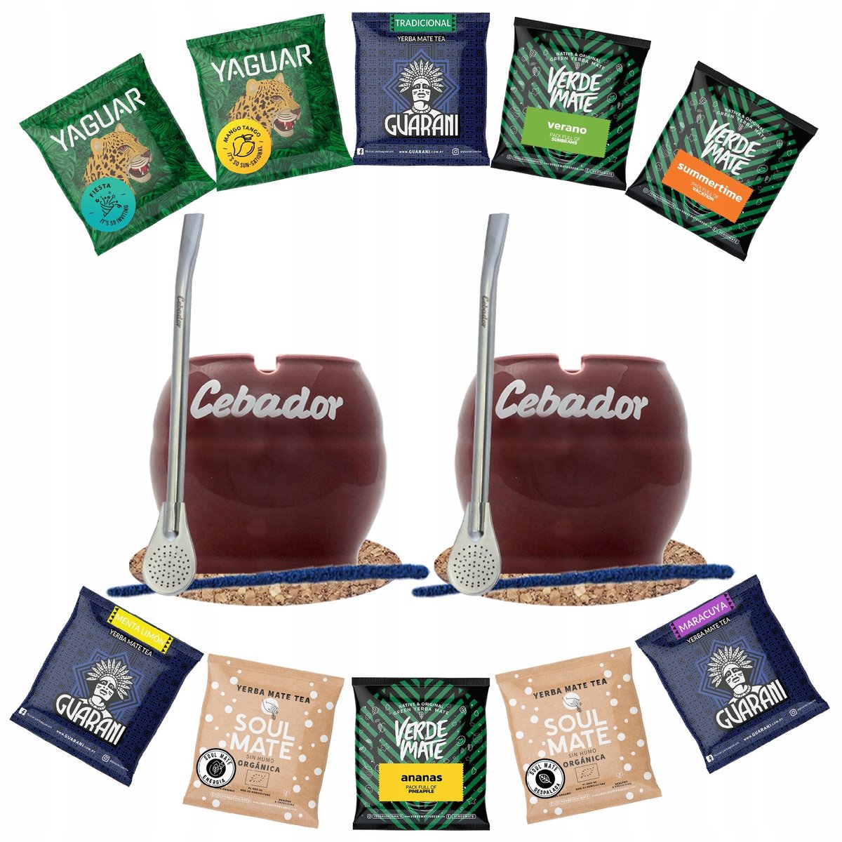 Zestaw startowy Yerba Mate dla Dwojga 10x 50g 500g