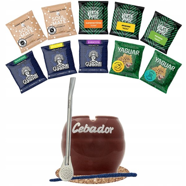 Zestaw startowy Yerba Mate najlepsze rodzaje 10x50