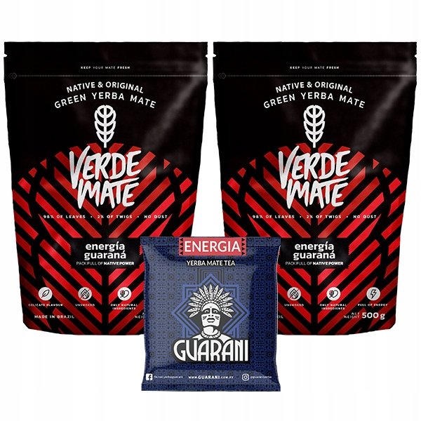 Yerba Verde Mate Green ENERGIA GUARANA 1kg