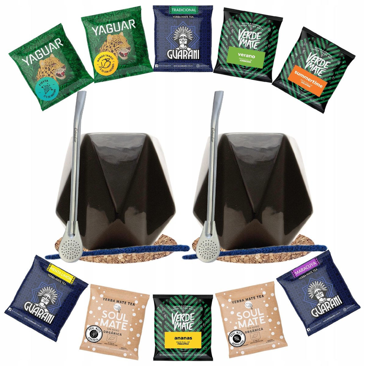 Zestaw Yerba Mate Diamante Bombilla dla dwojga