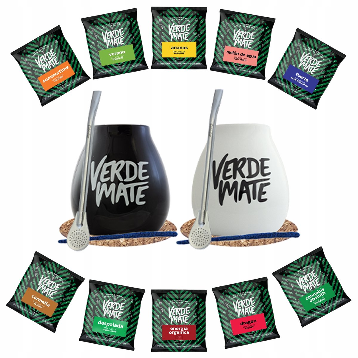 Zestaw Yerba VERDE MATE GREEN DLA DWOJGA 500g