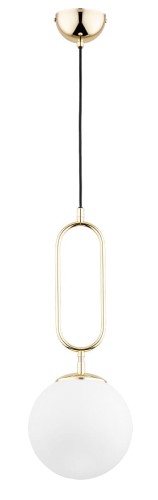 Vavil D200 lampa wisząca 1-punktowa złota/biała 61235