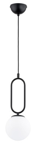 Vavil D150 lampa wisząca 1-punktowa czarna 61231