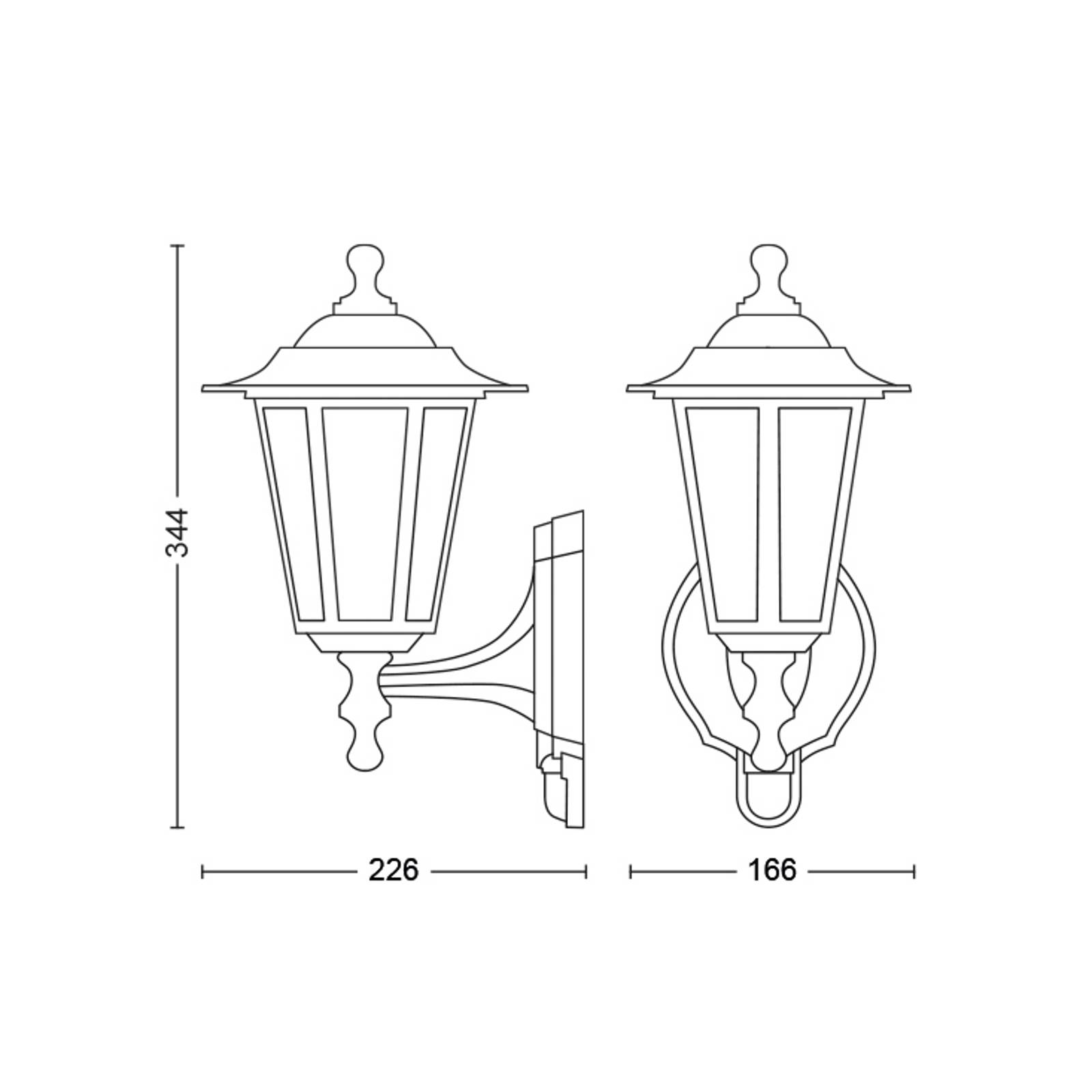 Philips Lampa zewnętrzna z czujnikiem ruchu Peking, możliwość ściemniania, czarny, aluminium