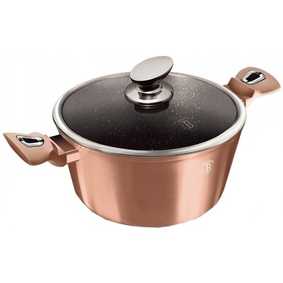 Berlinger Haus Garnek z pokrywką Rosegold Metallic Line 2,5 l