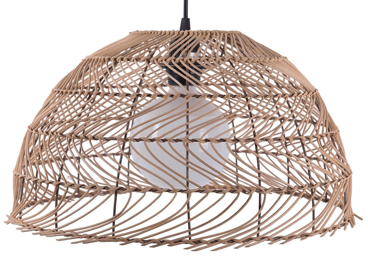 Beliani Lampa wisząca jasnobrązowa SELENGE