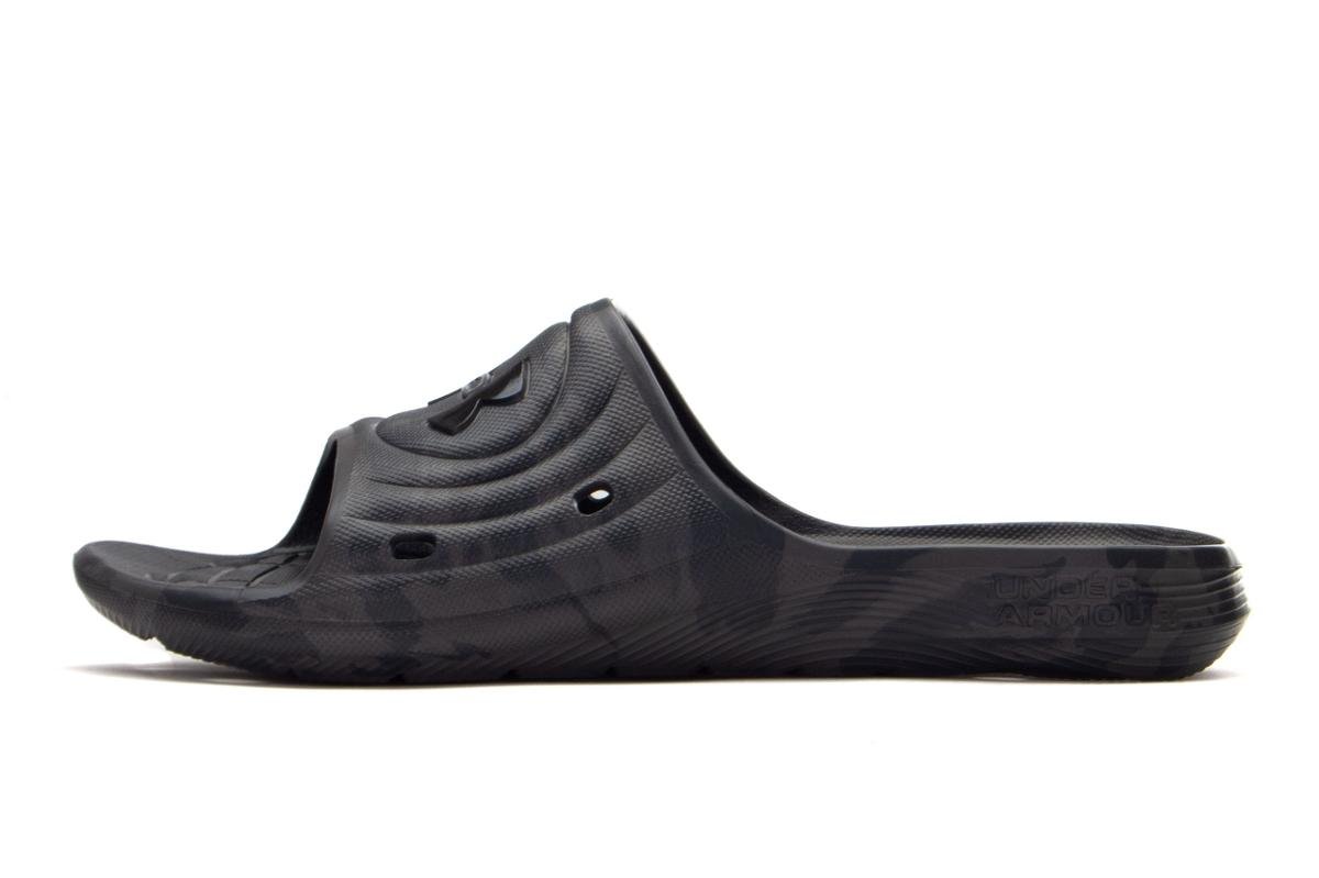 Under Armour, Klapki męskie Locker Camo 3024449-002, rozm. 40, Czarny