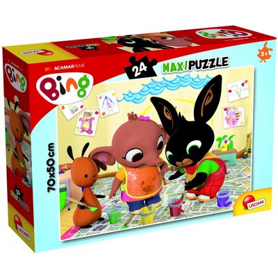 Puzzle Maxi Bing Atak sztuki! 24