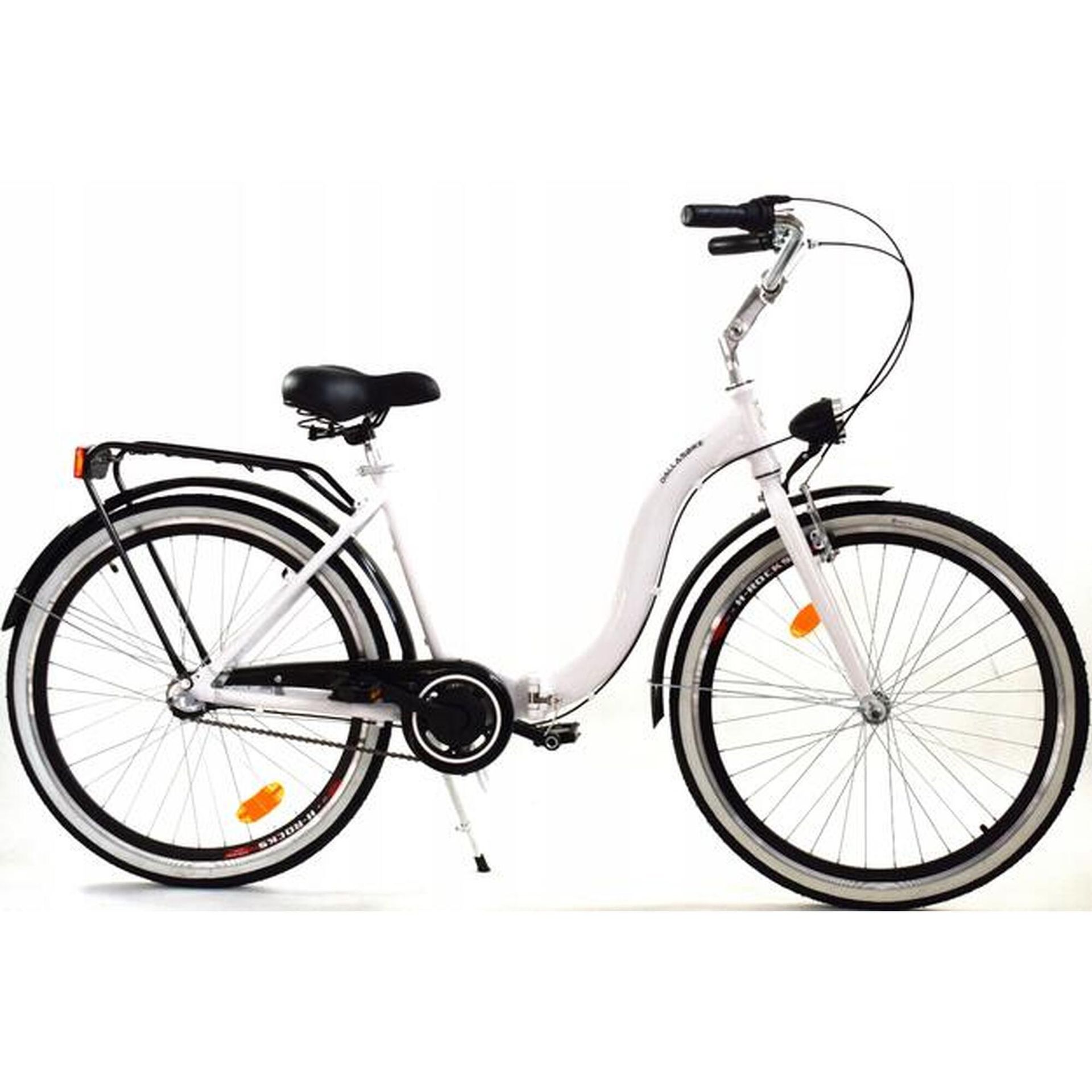 Dallas Bike Składak Alu 3Spd 28 cali Biały z Czarnym
