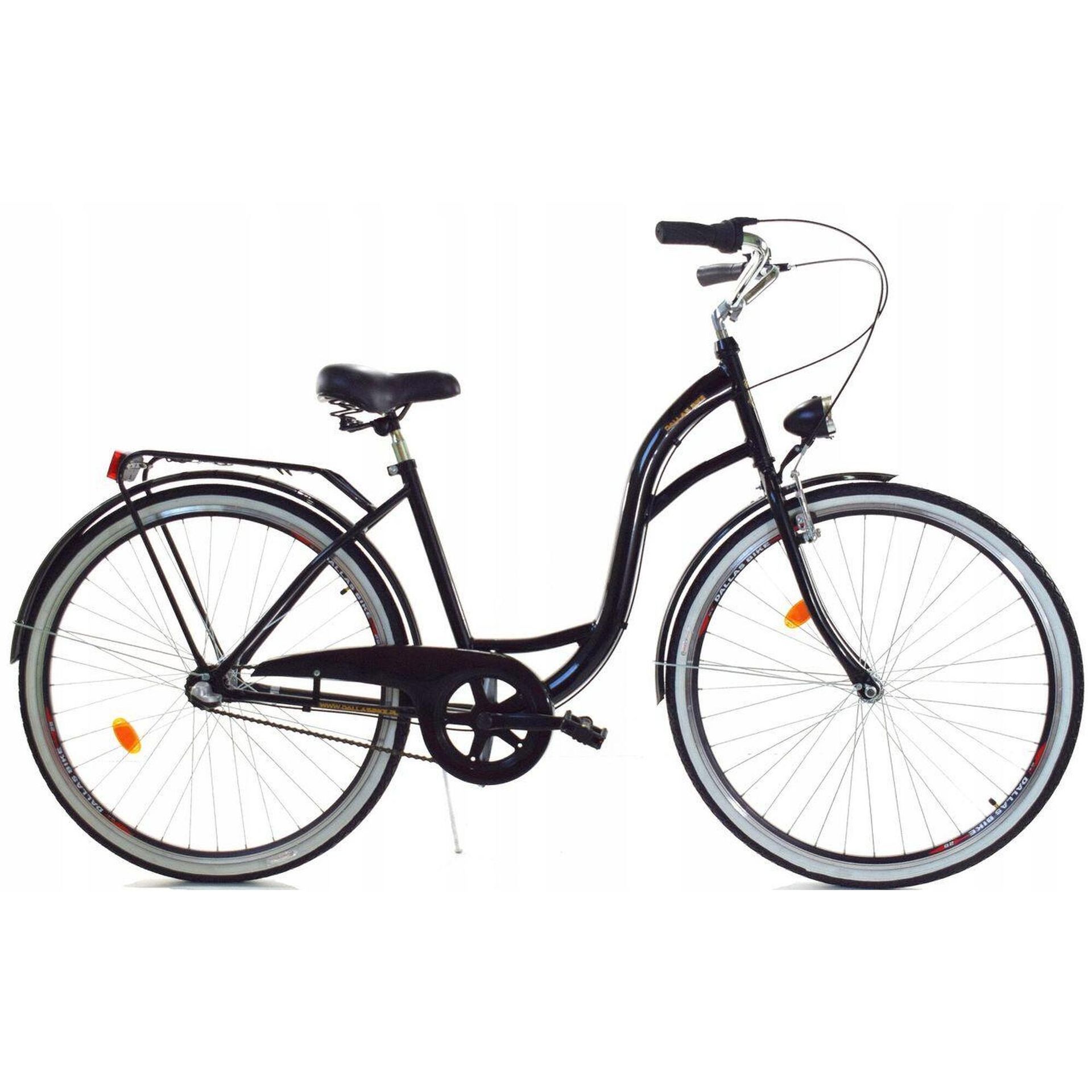 Dallas Bike City 3spd 26 cali Damski Czarny