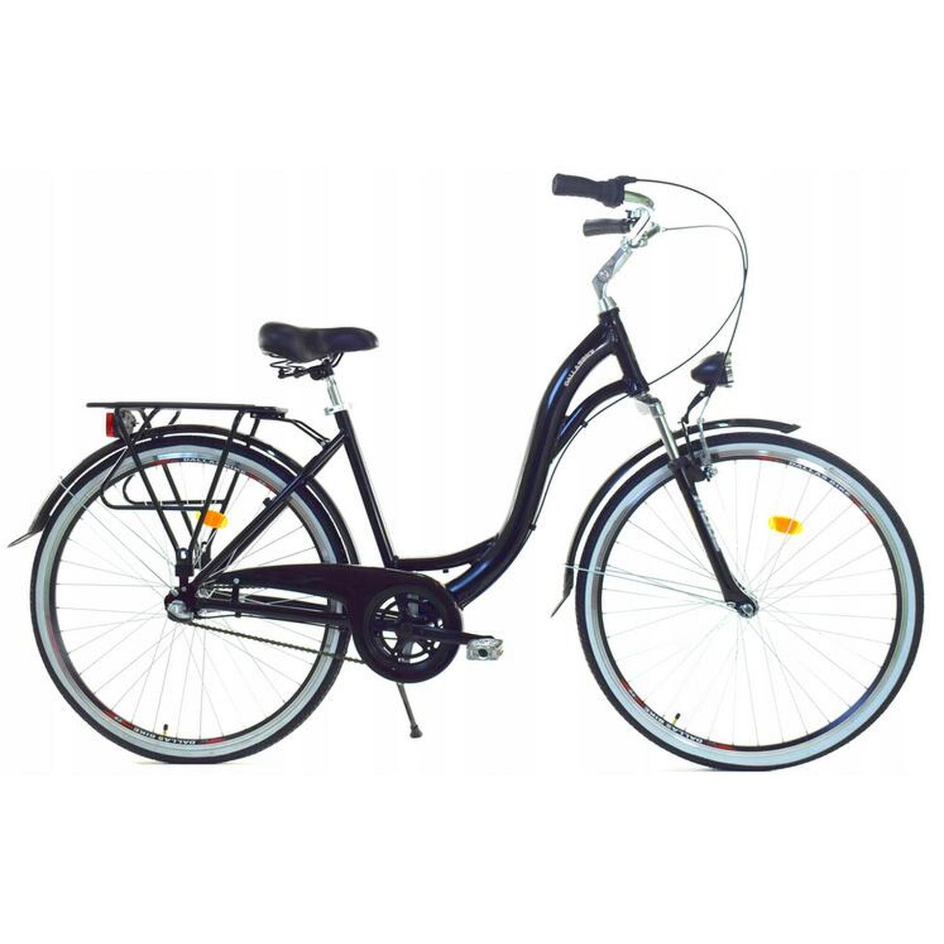 Dallas Bike City Alu 3spd 28 cali Czarny