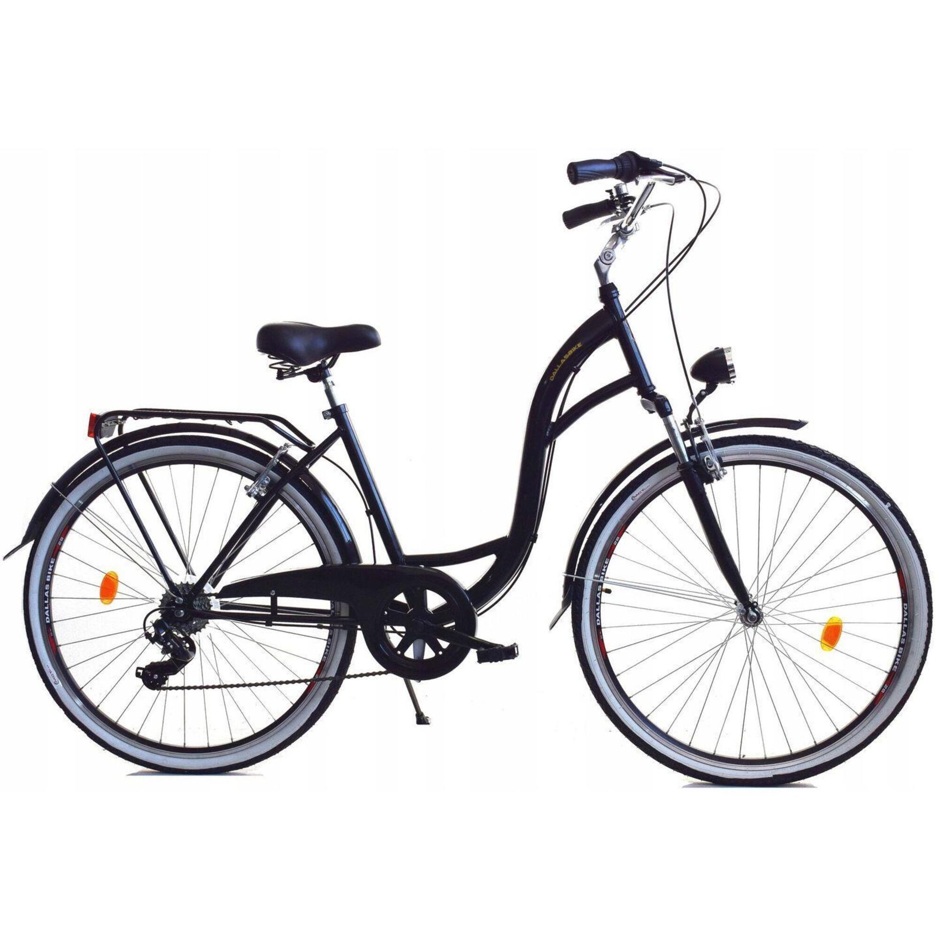 Dallas Bike City Lux 7spd 28 cali Czarny