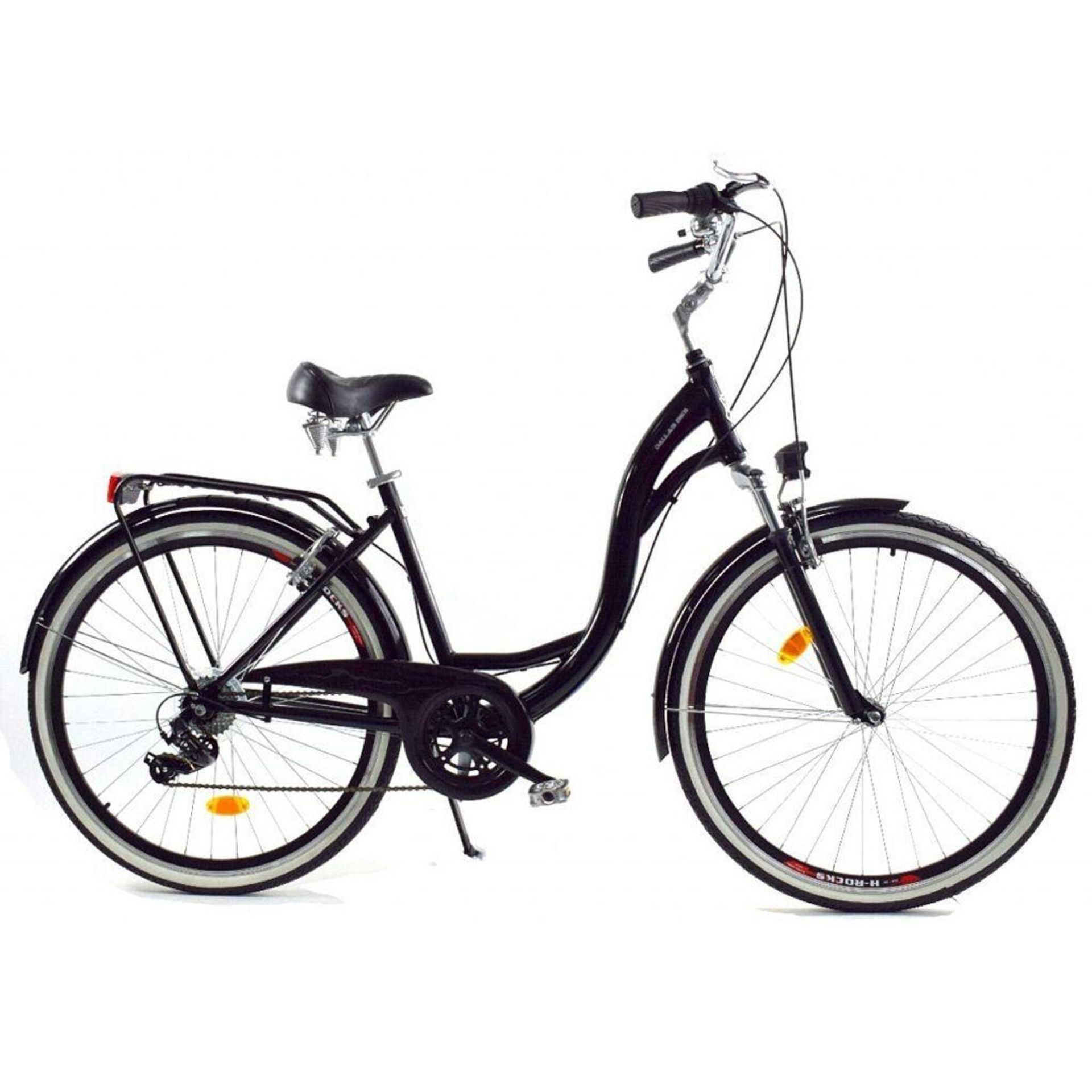 Dallas Bike City Alu 7Spd 26 cali Czarny
