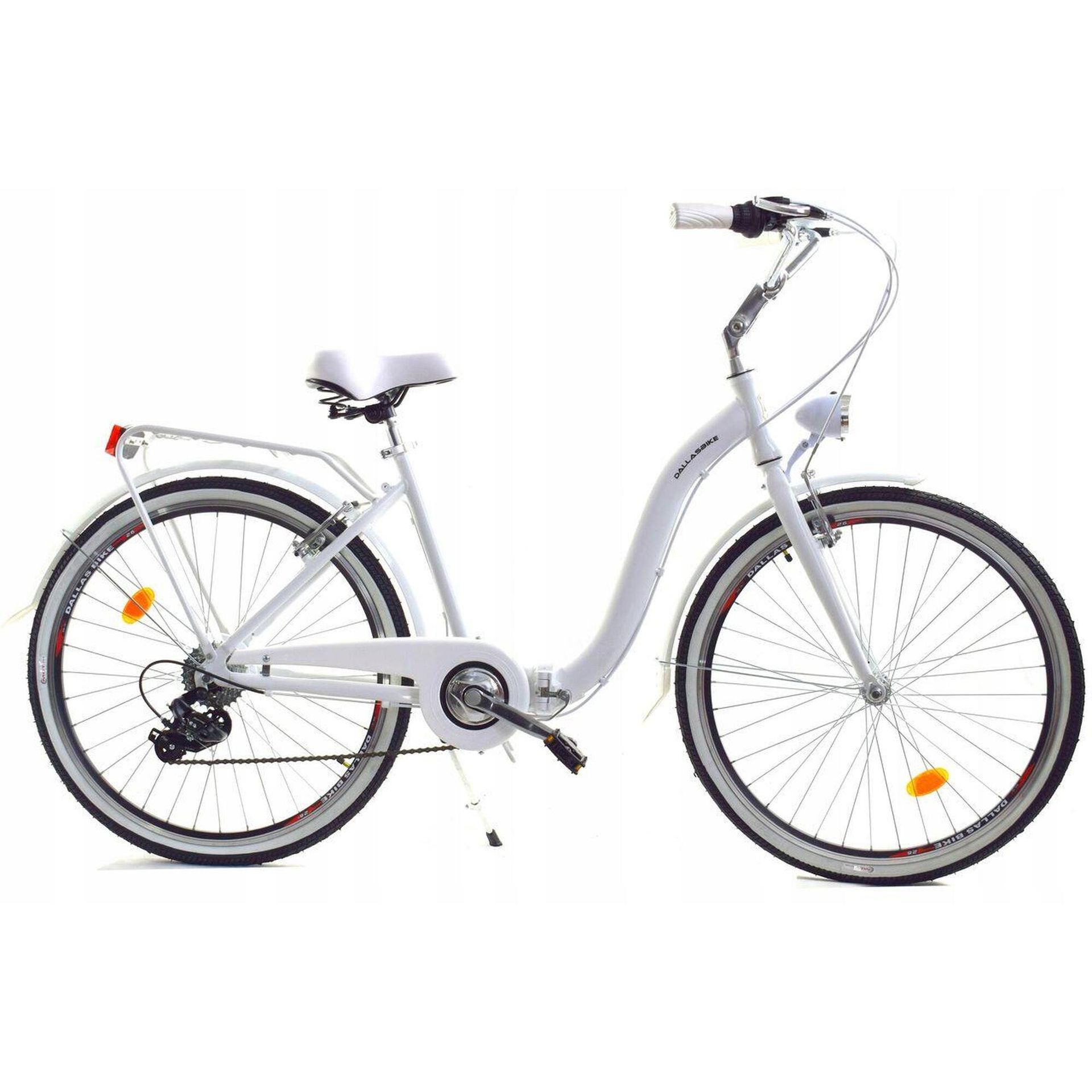 Dallas Bike Składak Alu 7Spd 26 cali Biały