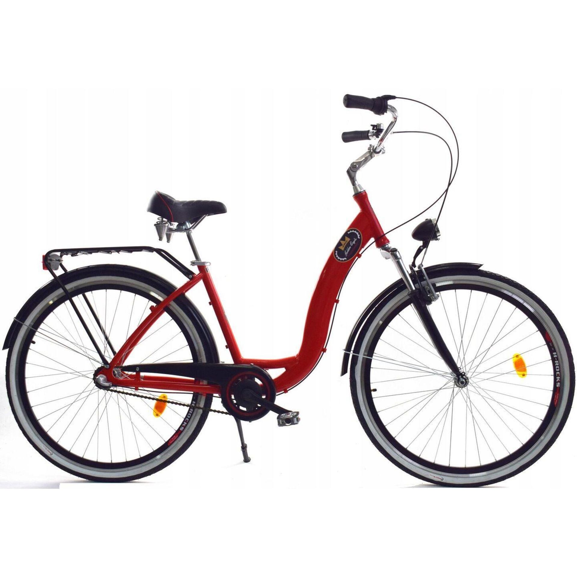 Dallas Bike City Alu 3spd 28 cali Czerwony