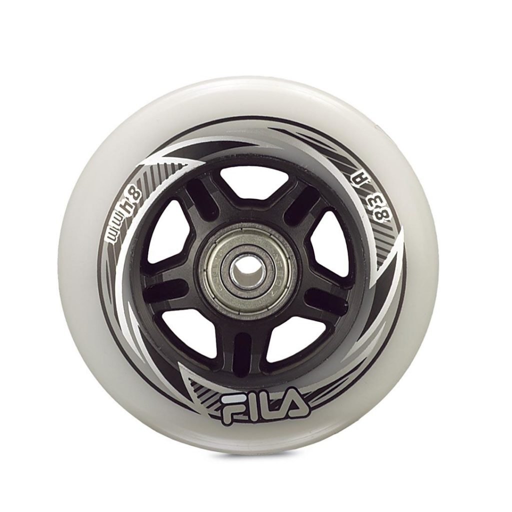 Fila Kółka do rolek z łożyskami oraz tuleją, Wheels+ 90 mm