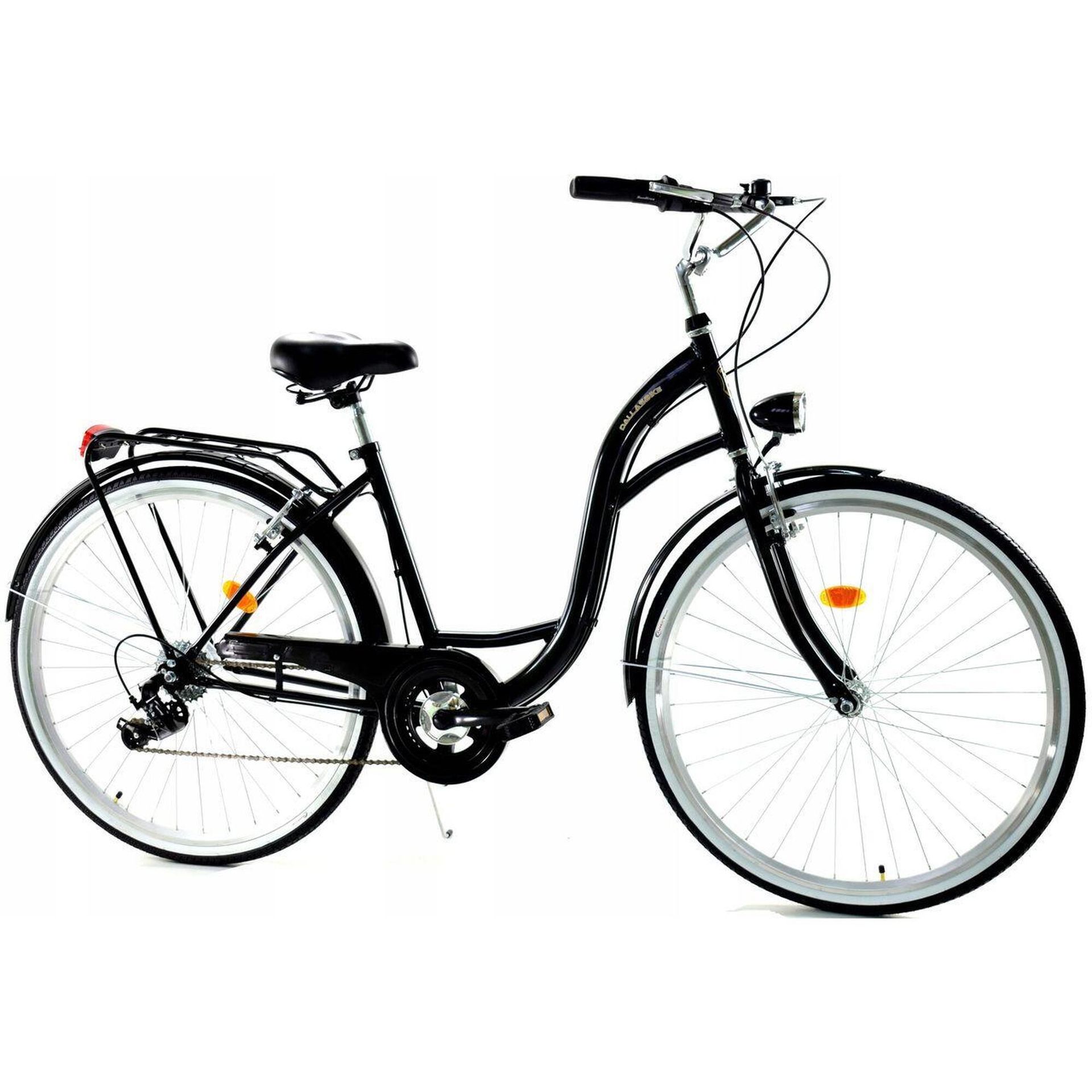 Dallas Bike City 7spd 28 cali Damski Czarny