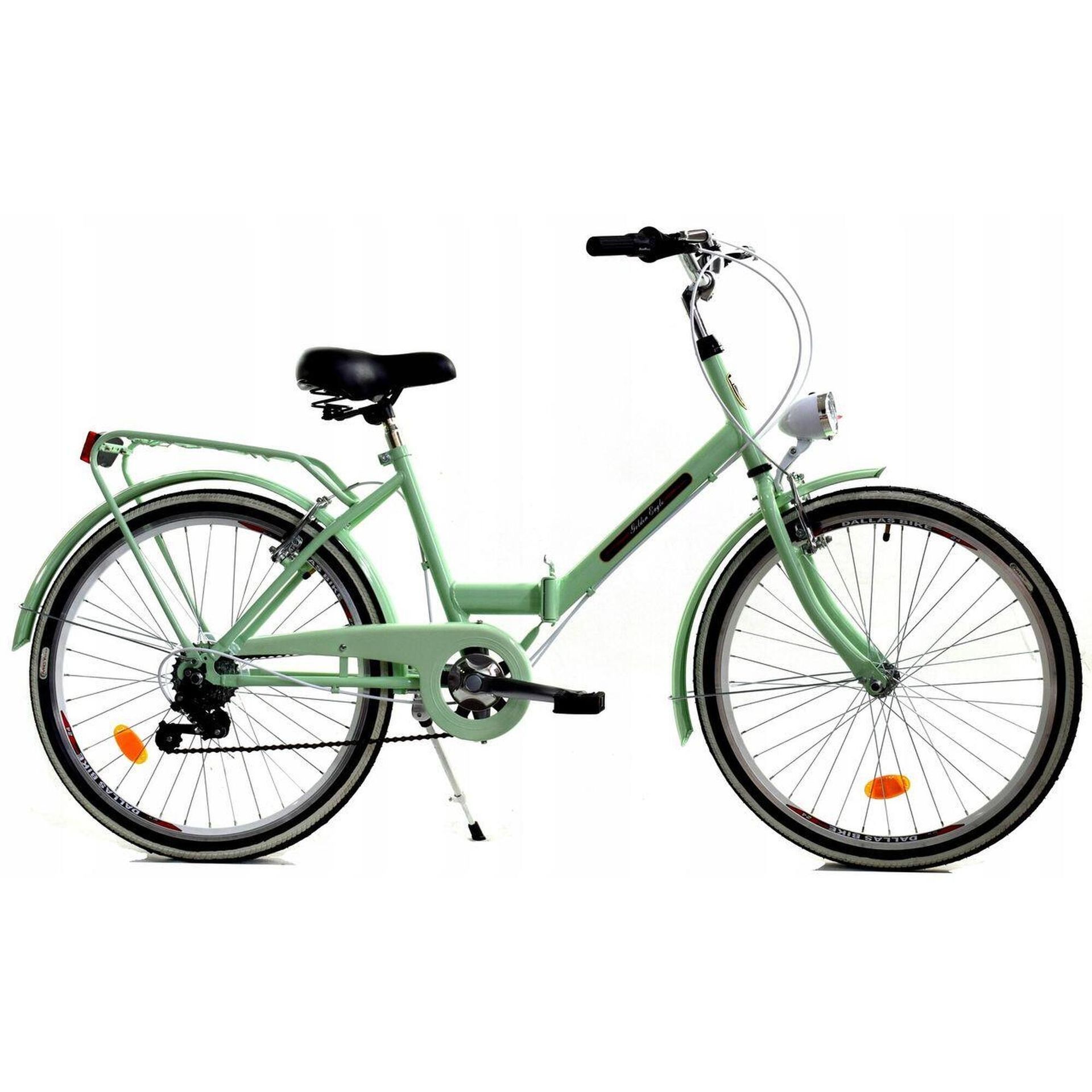 Dallas Bike Składak 1spd 24 cale Zielony