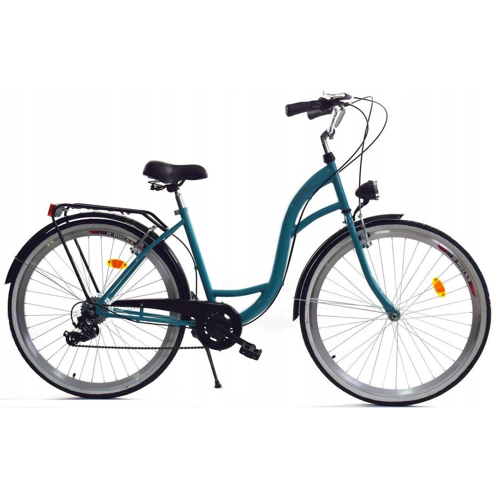 Dallas Bike City 7spd 26 cali Morski / Czarny