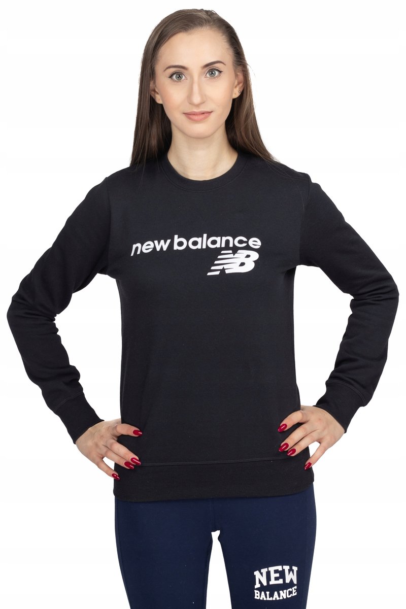 New Balance, Bluza damska, Czarny, WT03811 BK, XS