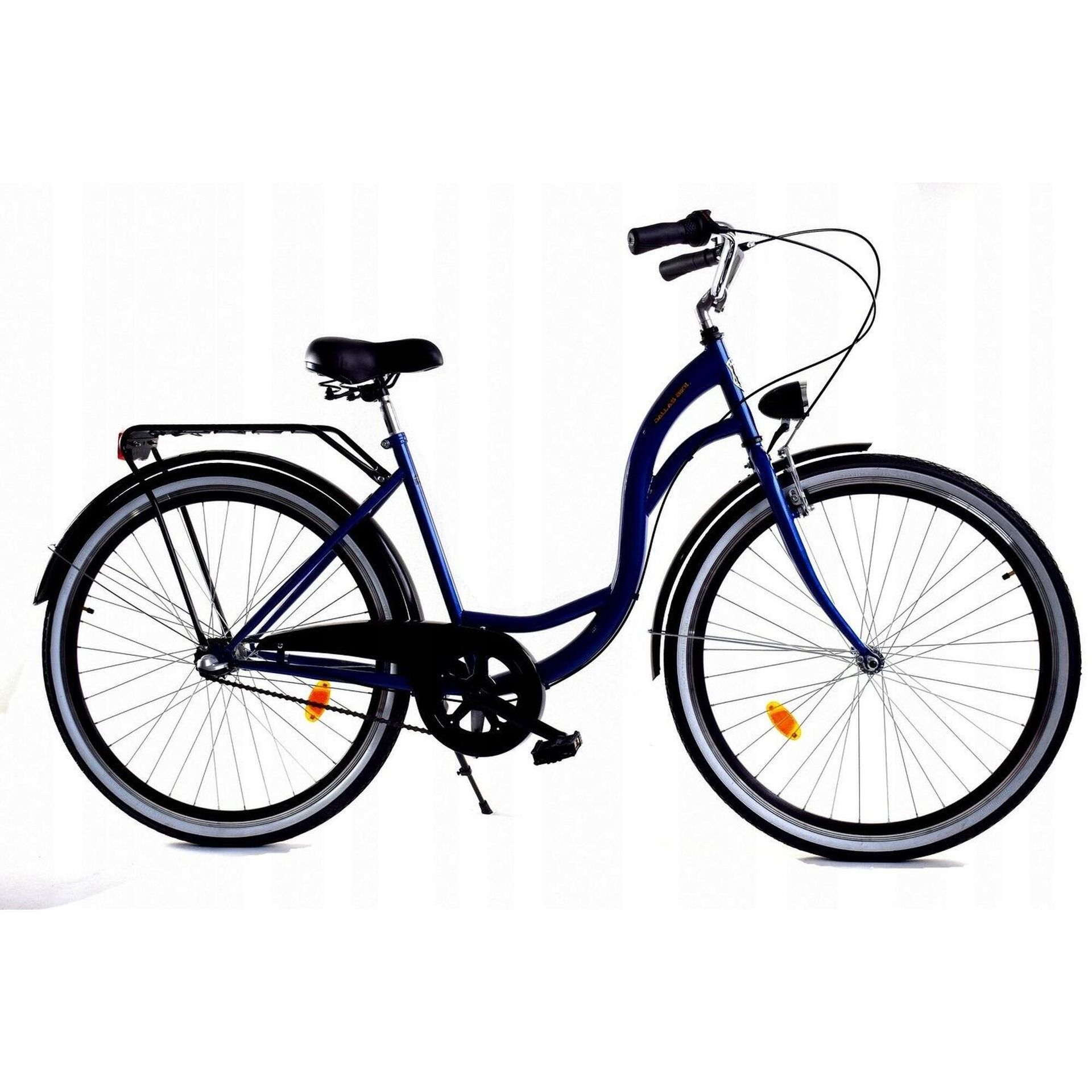 Dallas Bike City 3spd 28 cali Ciemnoniebieski