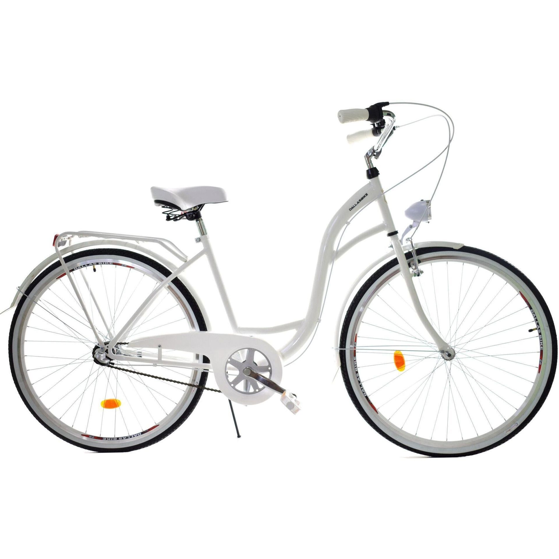 Dallas Bike City 3spd 28 cali Biały