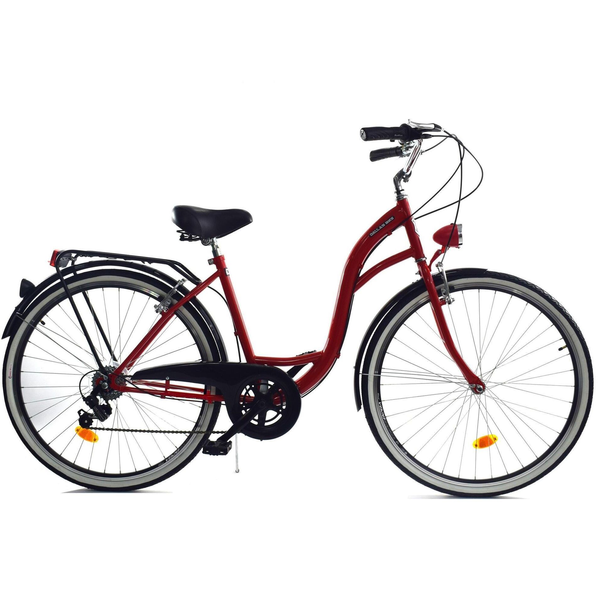 Dallas Bike City 7spd 26 cali Czerwony