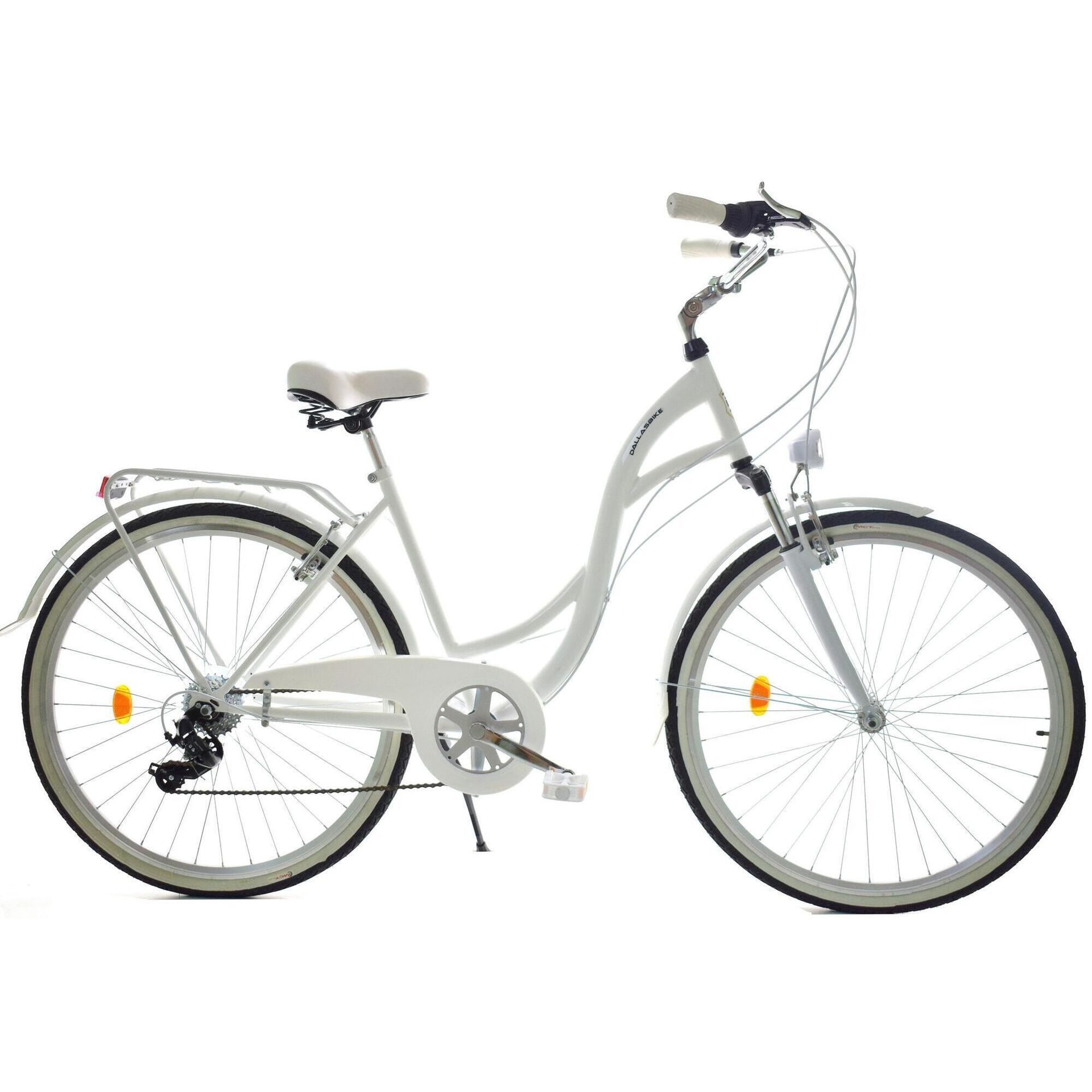 Dallas Bike City Lux 7spd 28 cali Biały