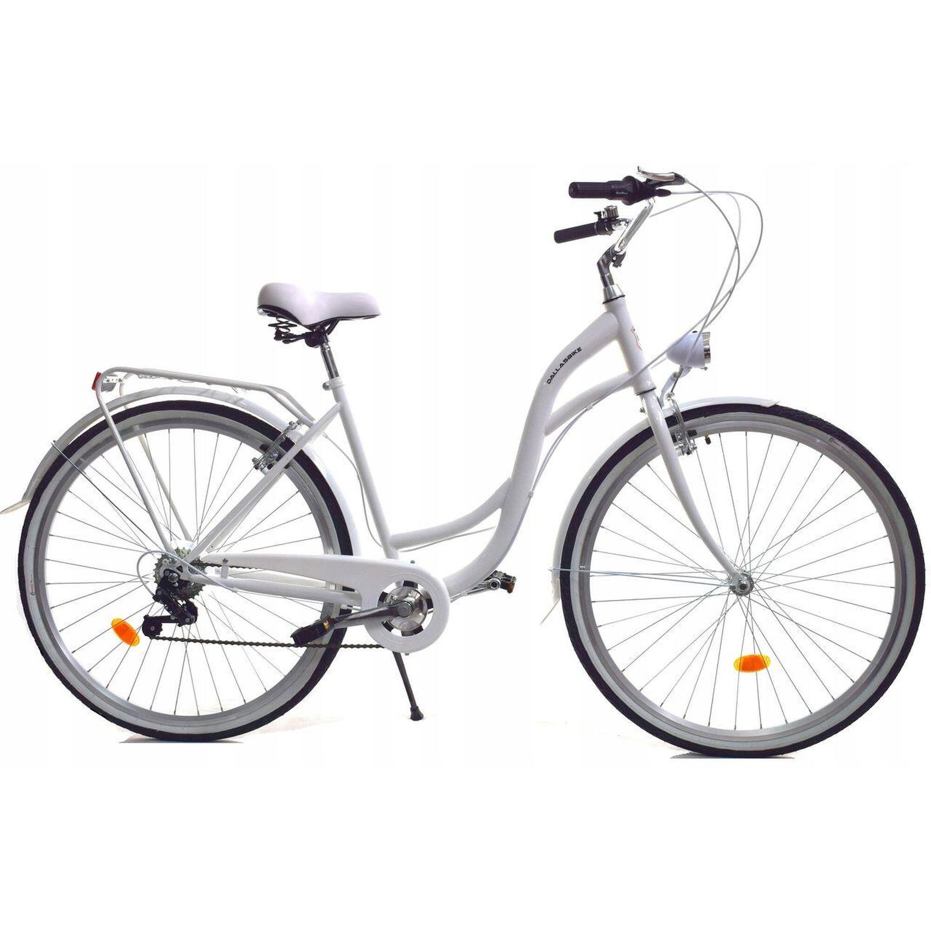 Dallas Bike City 7spd 26 cali Biały