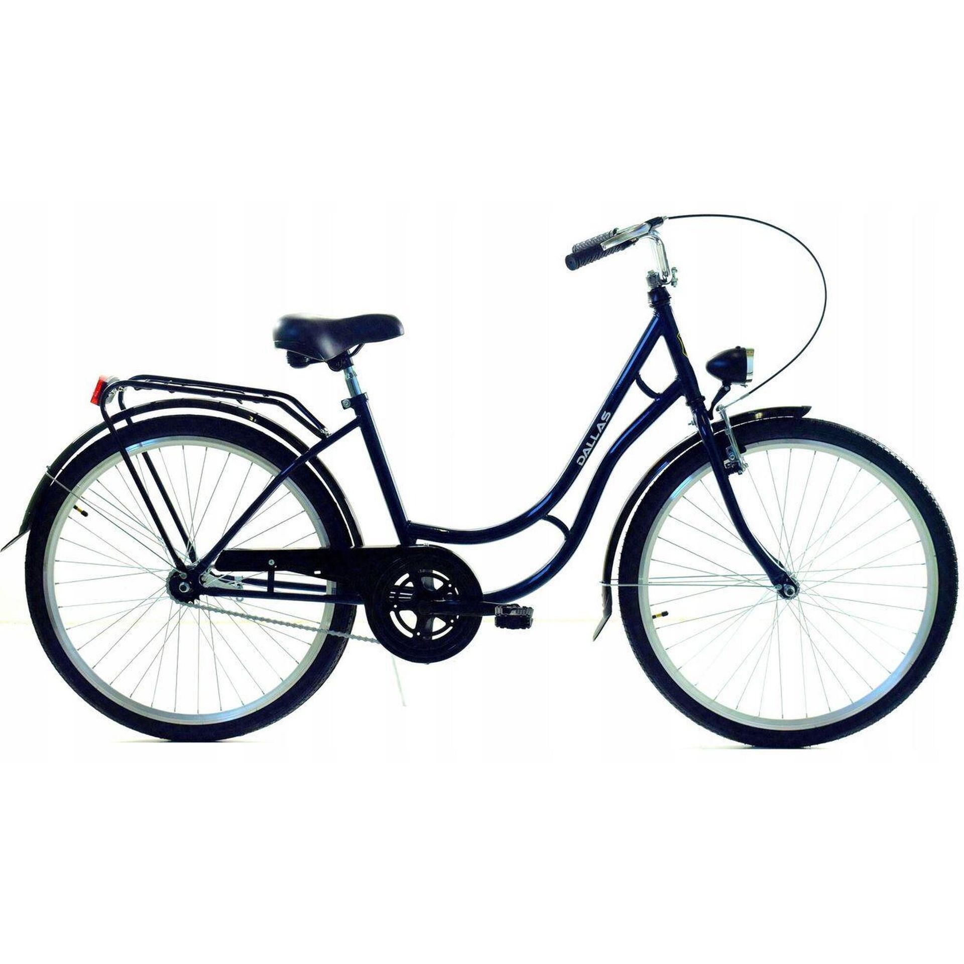 Dallas Bike Retro 26 cali Damski Ciemnoniebieski