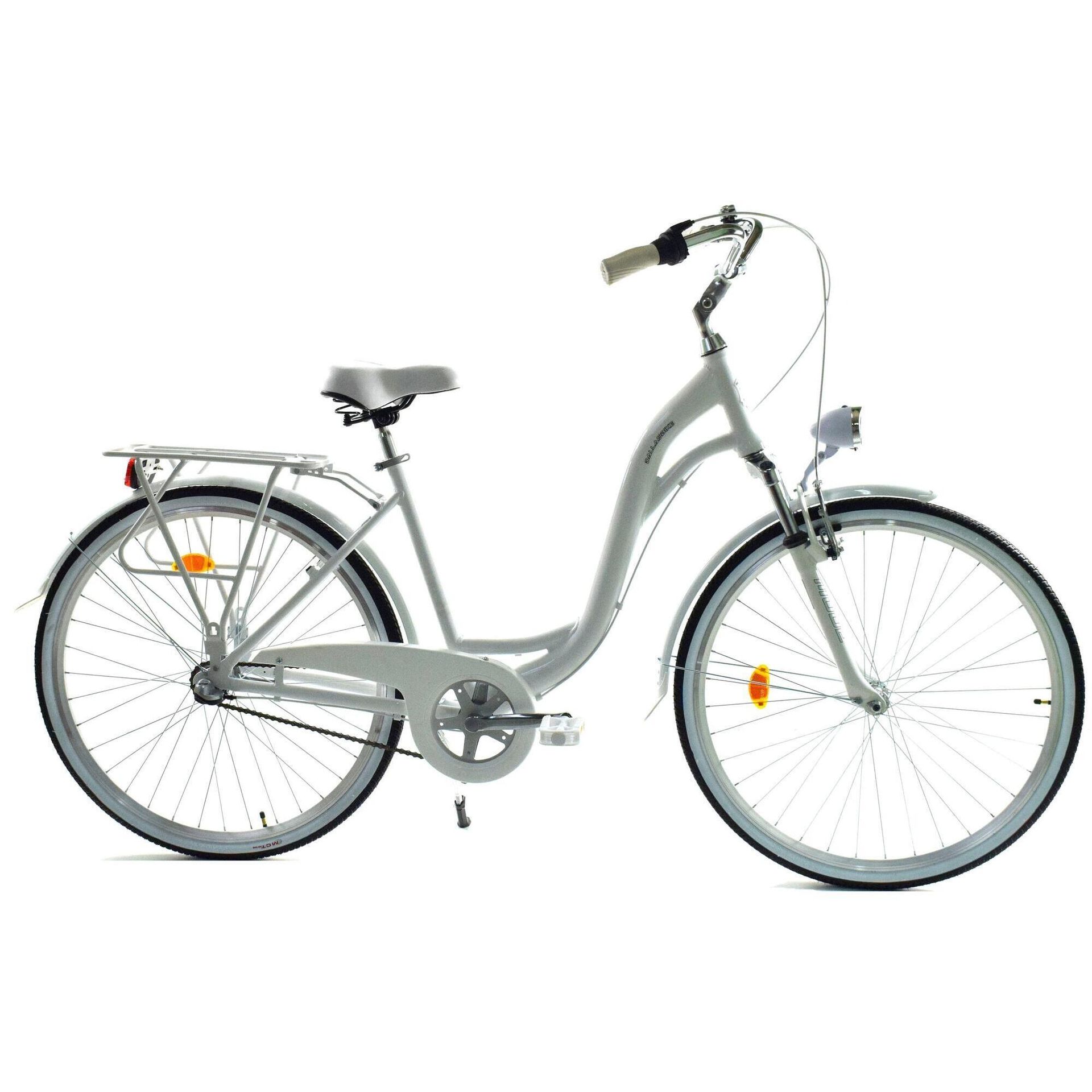 Dallas Bike City Alu 3spd 28 cali Biały