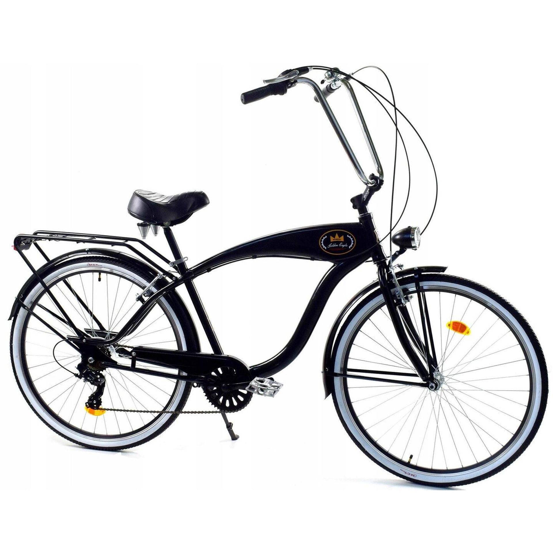 Dallas Bike Cruiser 7spd GE 28 cali Męski Czarny