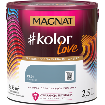 Farba #Kolor Love KL29 niebieski 2,5 l Magnat