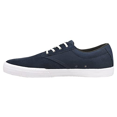 Etnies Męskie buty Jameson Vulc X Dystopia Skate, granatowe/białe, 4,5 UK, Granatowo-biały, 37.5 EU