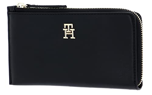Tommy Hilfiger Damski TH Feminine duży wąski portfel, czarny, OS, Czarny