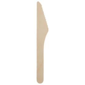 Actuel - Jednorazowe noże drewniane, 10 sztuk