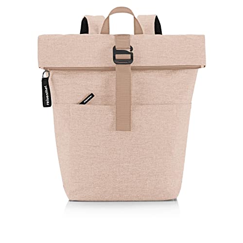 reisenthel Rolltop Backpack – miejski i stylowy plecak, nowoczesne wzornictwo, przestronny plecak na czas wolny, do pracy i na wycieczkę po mieście, kolor: twist coffee
