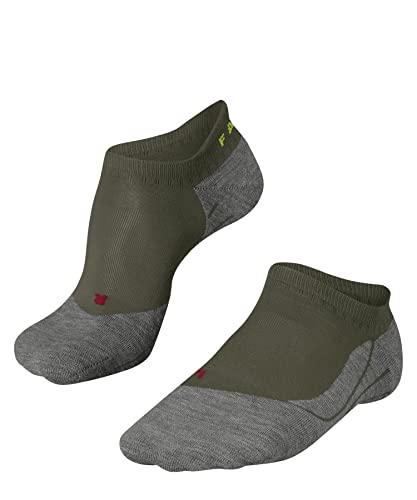 FALKE Mężczyźni Skarpety do biegania RU4 Endurance Invisible M IN Bawełna przeciw pęcherzom cienkie 1 Para, Zielony (Herb 7754), 39-41