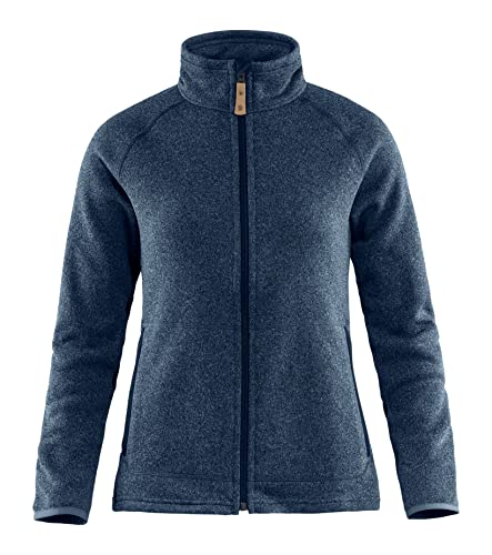 FJALLRAVEN Damska bluza z polaru Övik Zip Sweater W, niebieska, L