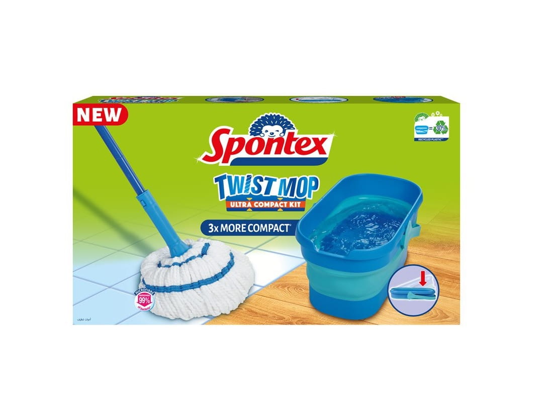 Spontex Twist Mop Ultra compact kit