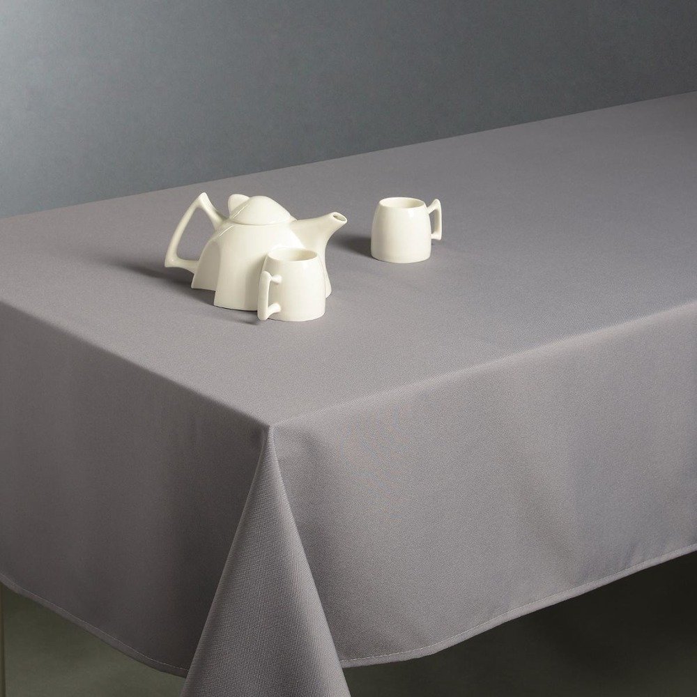 Atmosphera Créateur d'intérieur Atmosphera Créateur dintérieur Plamoodporny obrus prostokątny kolor szary 300x150 cm B00IXQEBIK