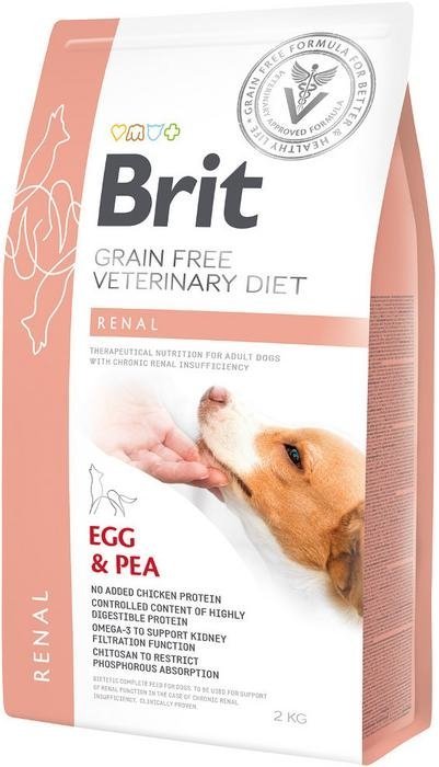 Brit VET Brit Veterinary Diet Renal Egg&Pea Sucha Karma dla psa op 2kg