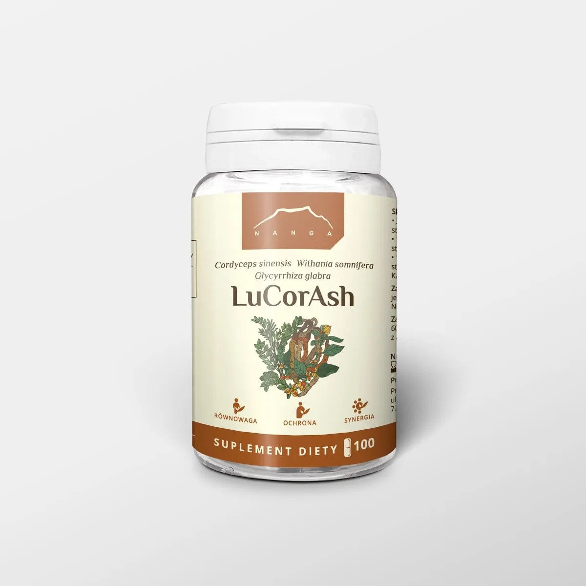 Nanga, Lucorash w kapsułkach 500 mg, 100 szt.