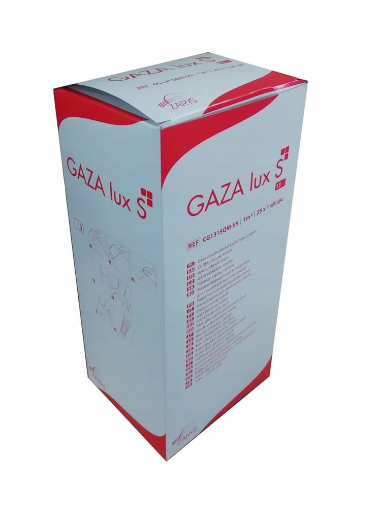 Zarys, Gaza opatrunkowa GAZA lux S 13N 1m2, 25szt.